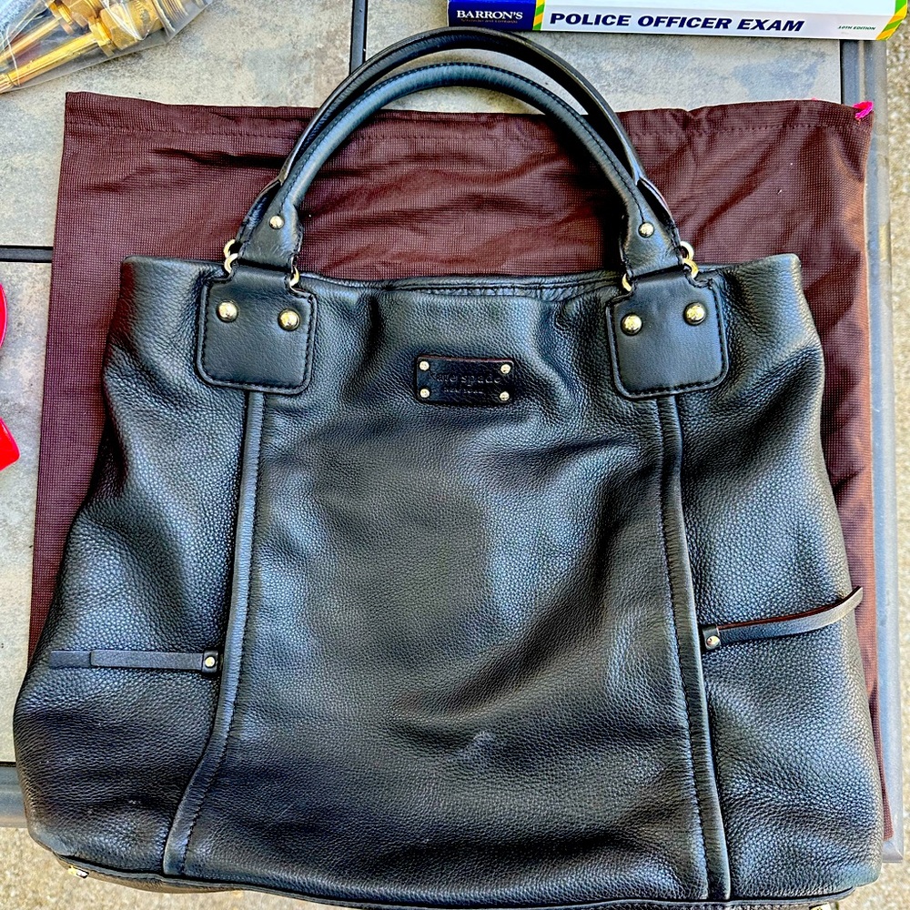 Kate spade vintage tote bag. All leather. Black